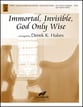 Immortal, Invisible, God Only Wise Handbell sheet music cover